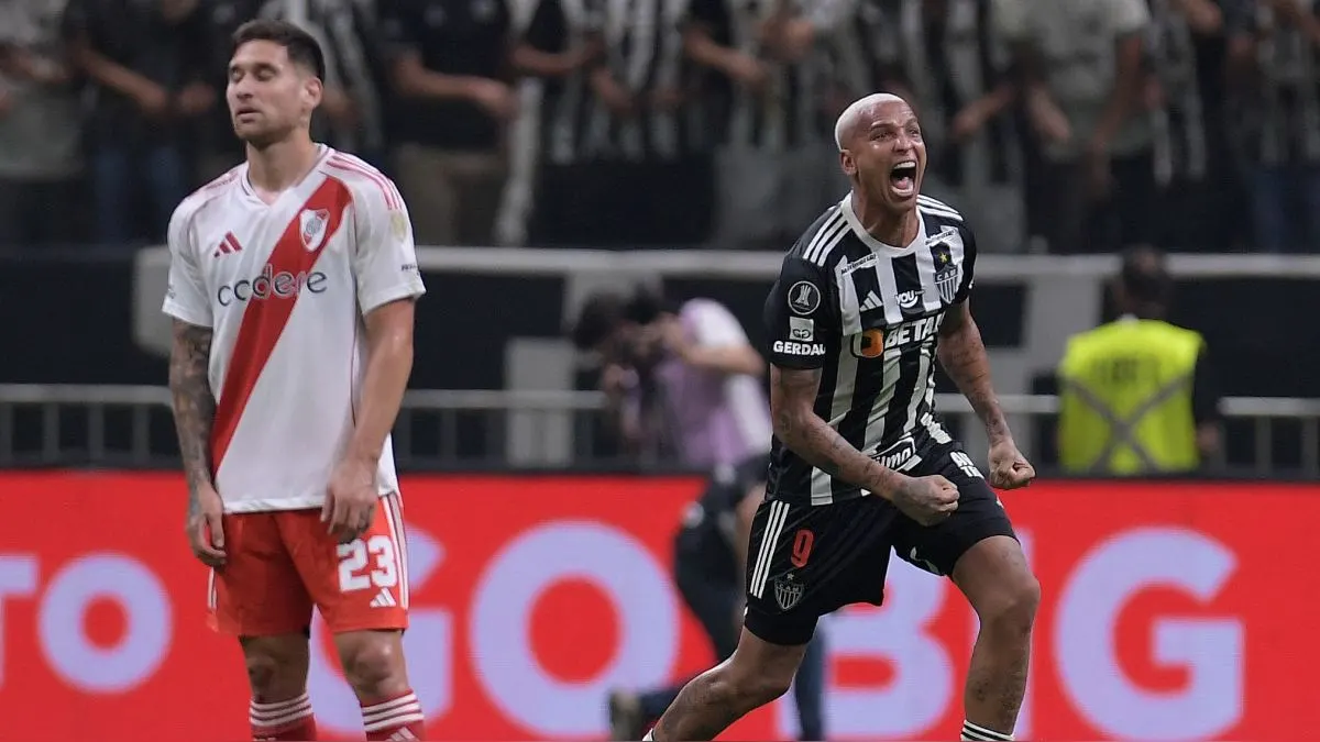 img of Goleada del Mineiro en Brasil ante un débil River 