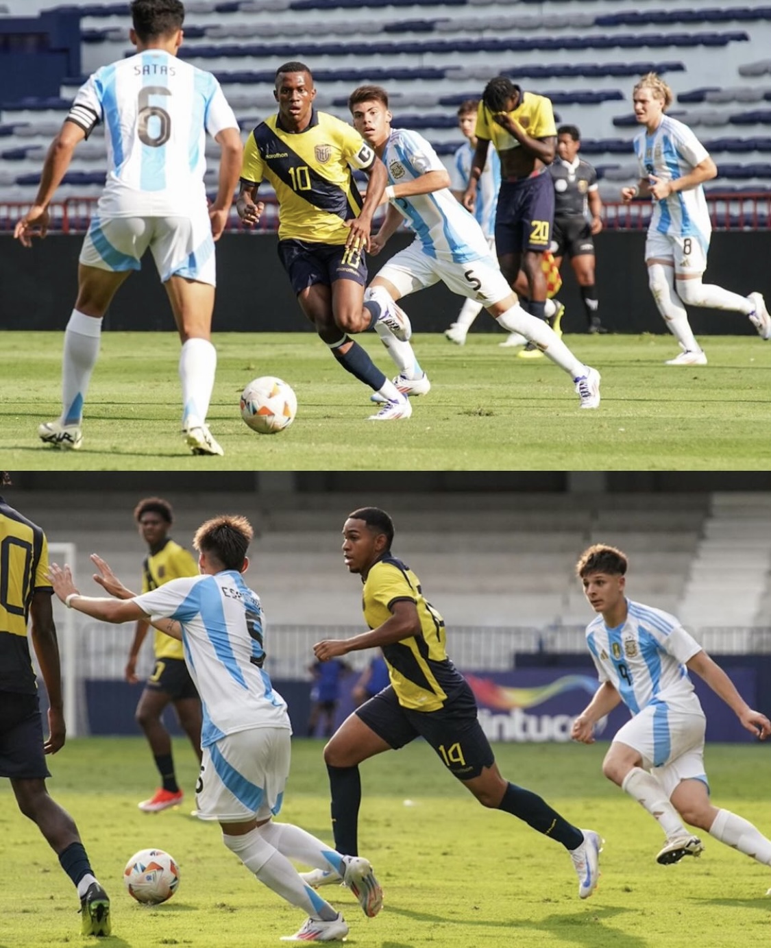 img of Ecuador Sub-17 vence a Argentina en amistoso y el partido termina en pelea