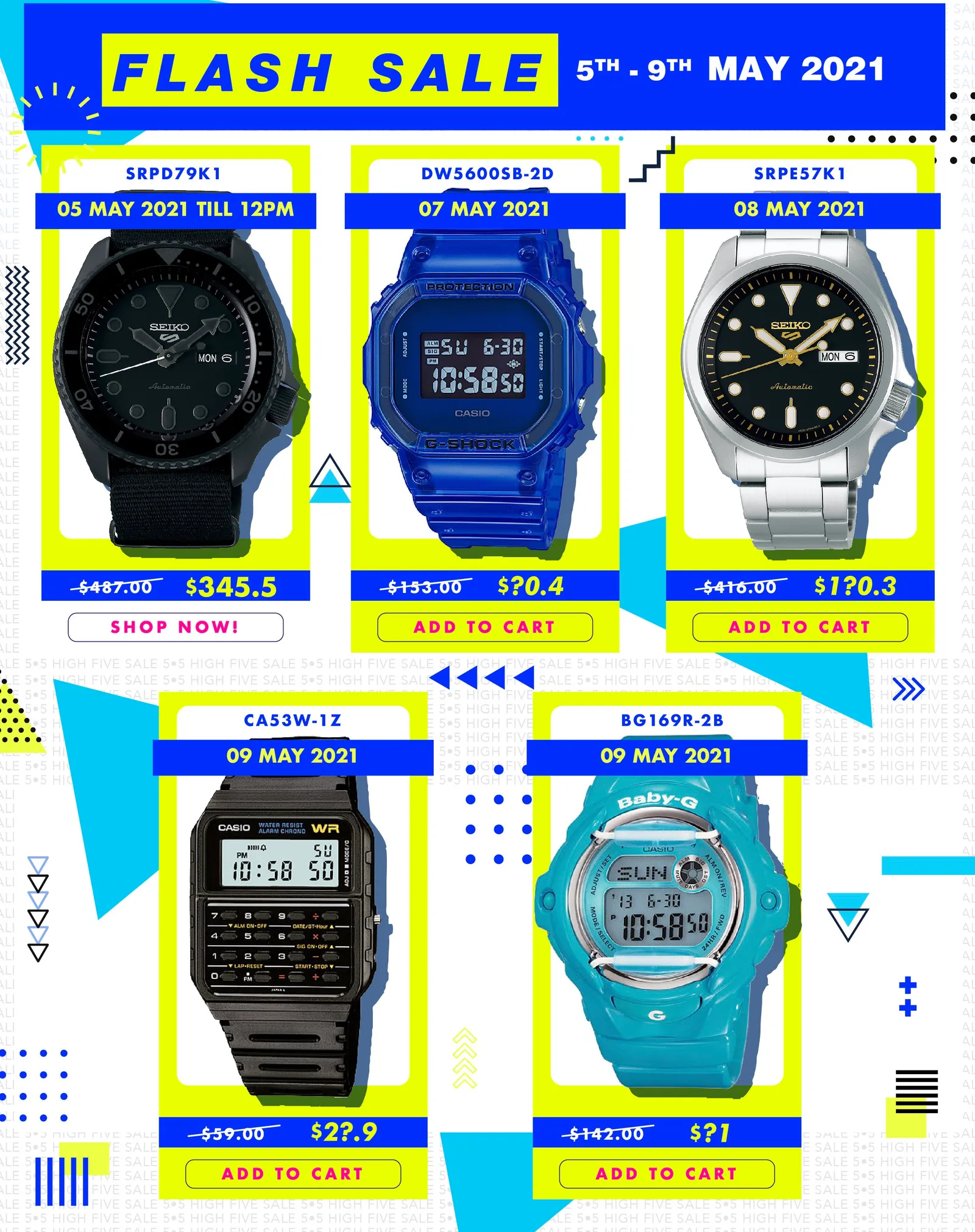 Watchspree packaging collection