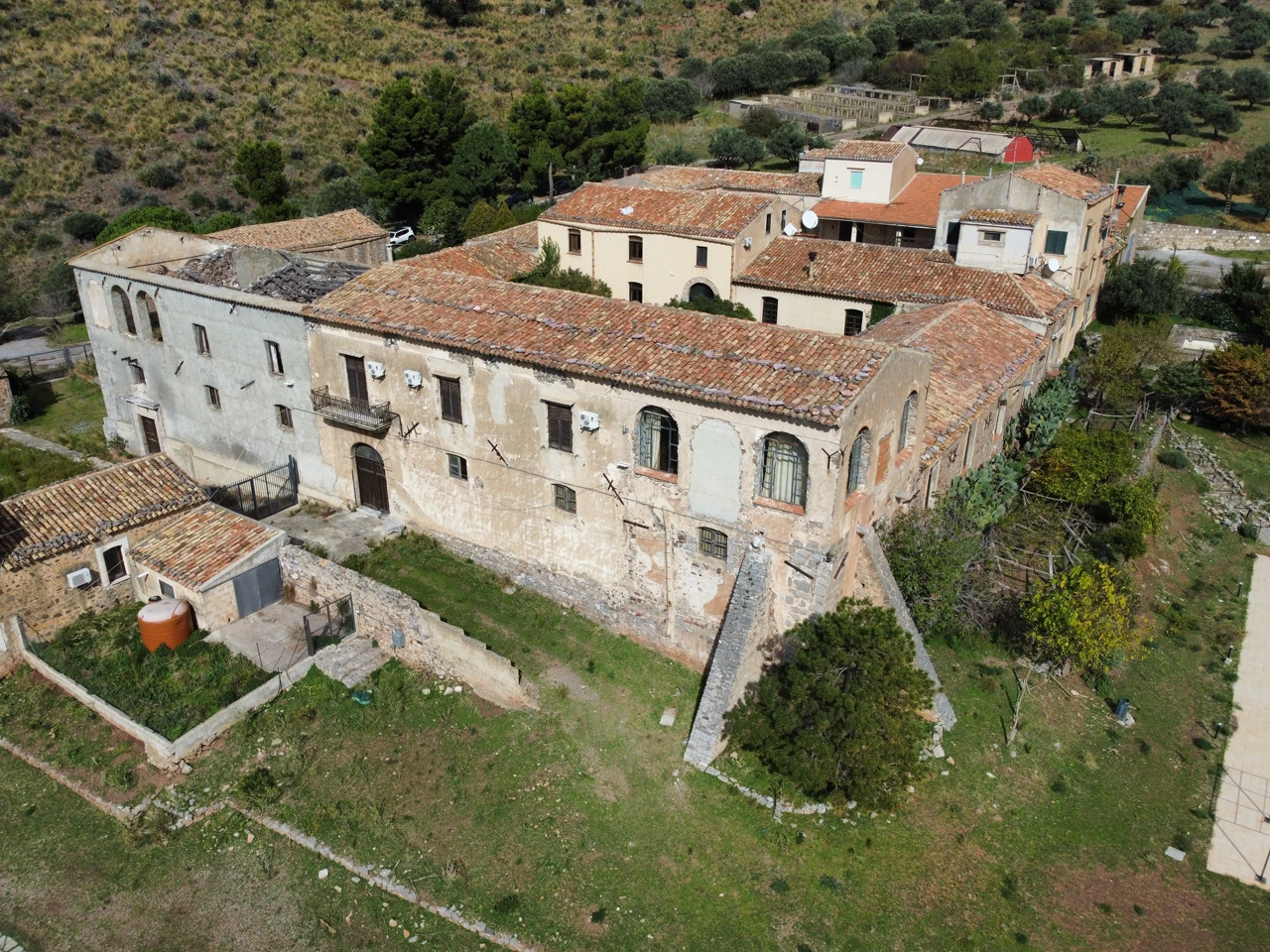 Aerial view masseria