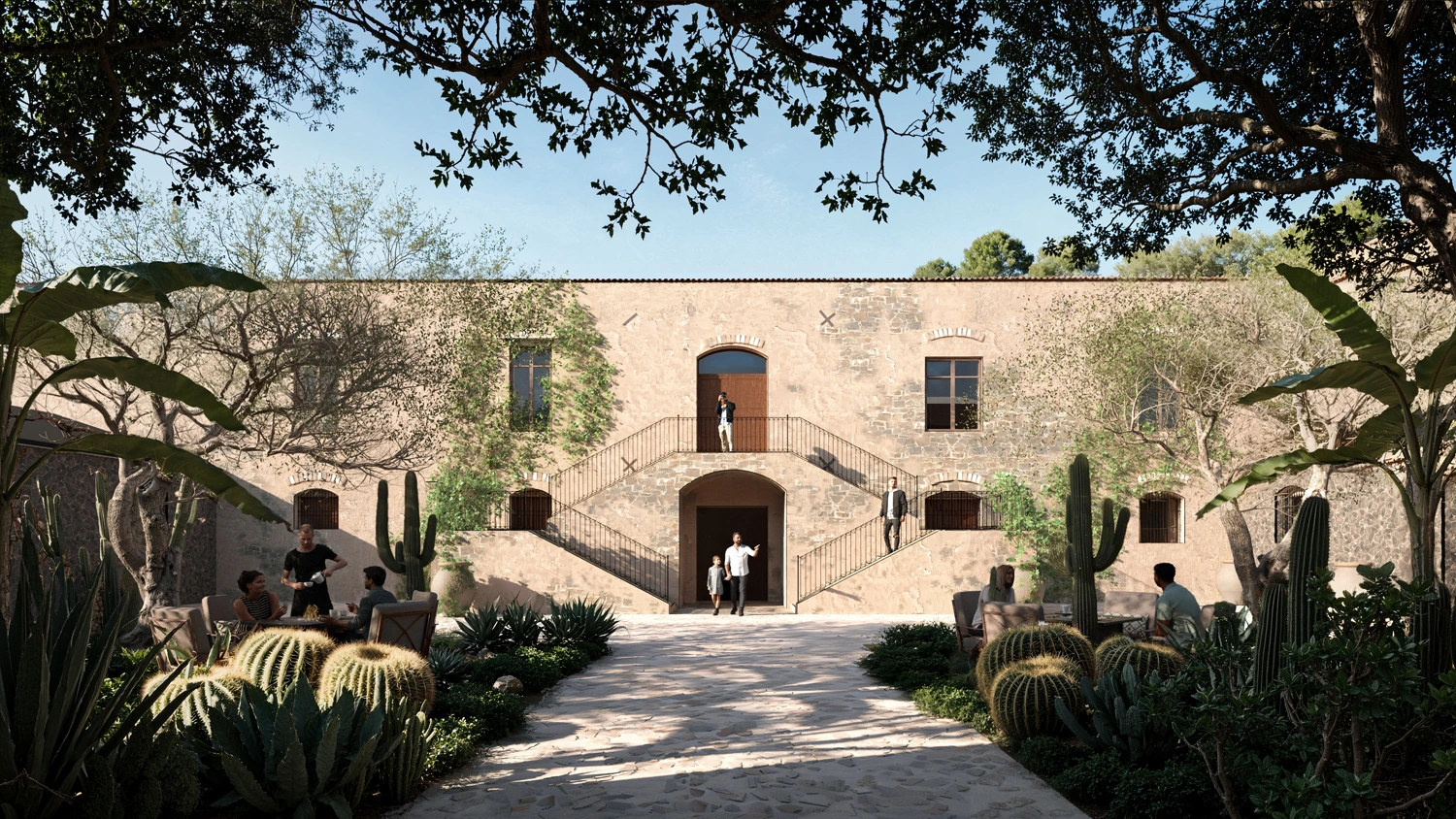 Masseria Courtyard
