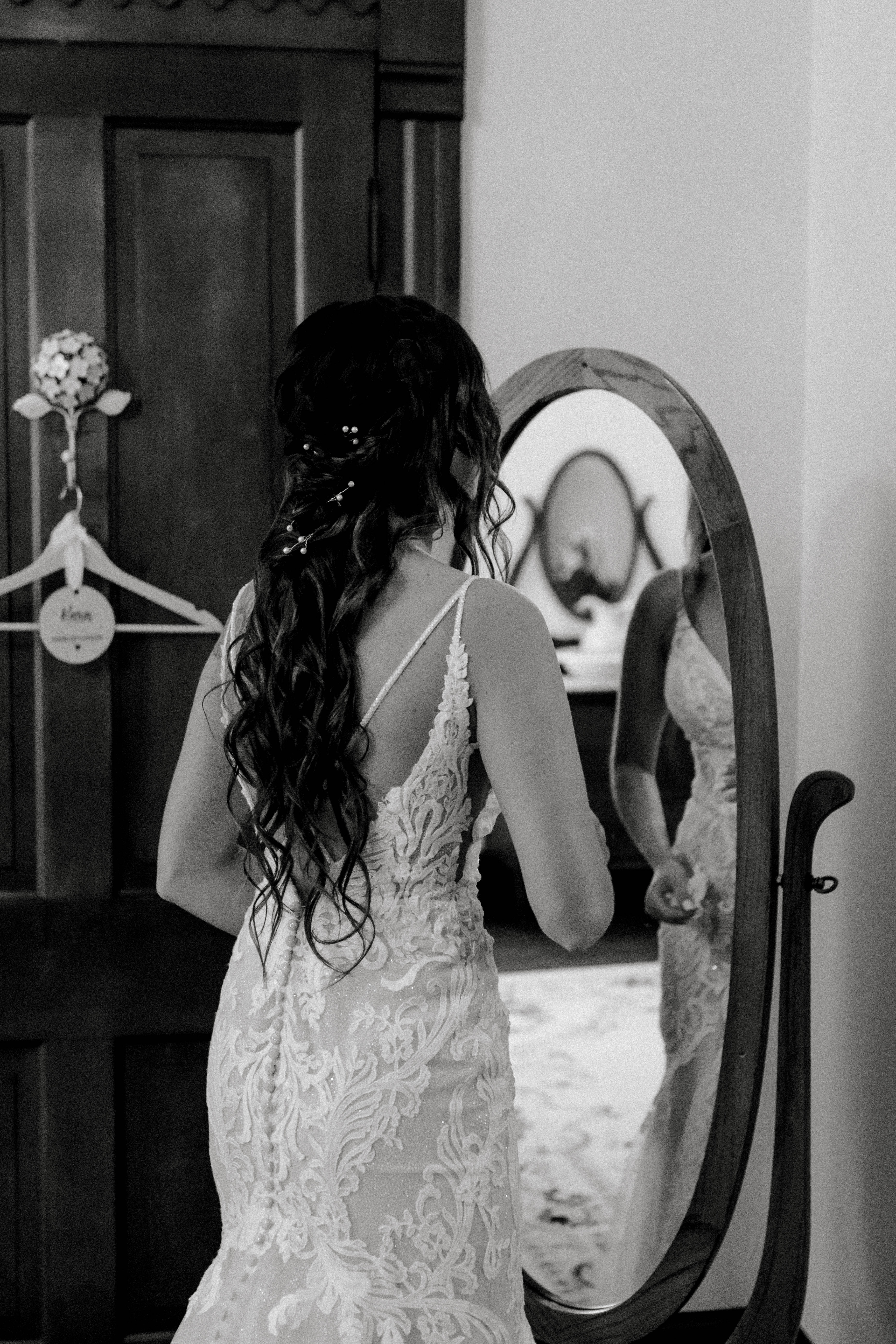 Bride in Bridal Suite
