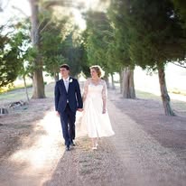 Bride and Groom in the Lane
