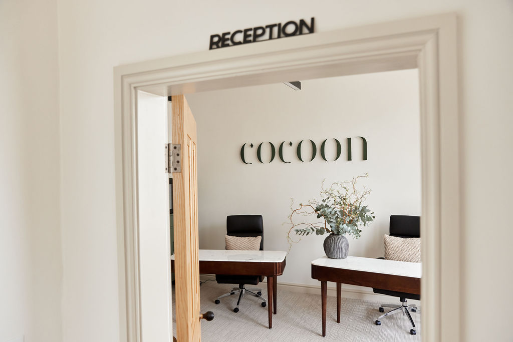 Doorway reception at Cocoon