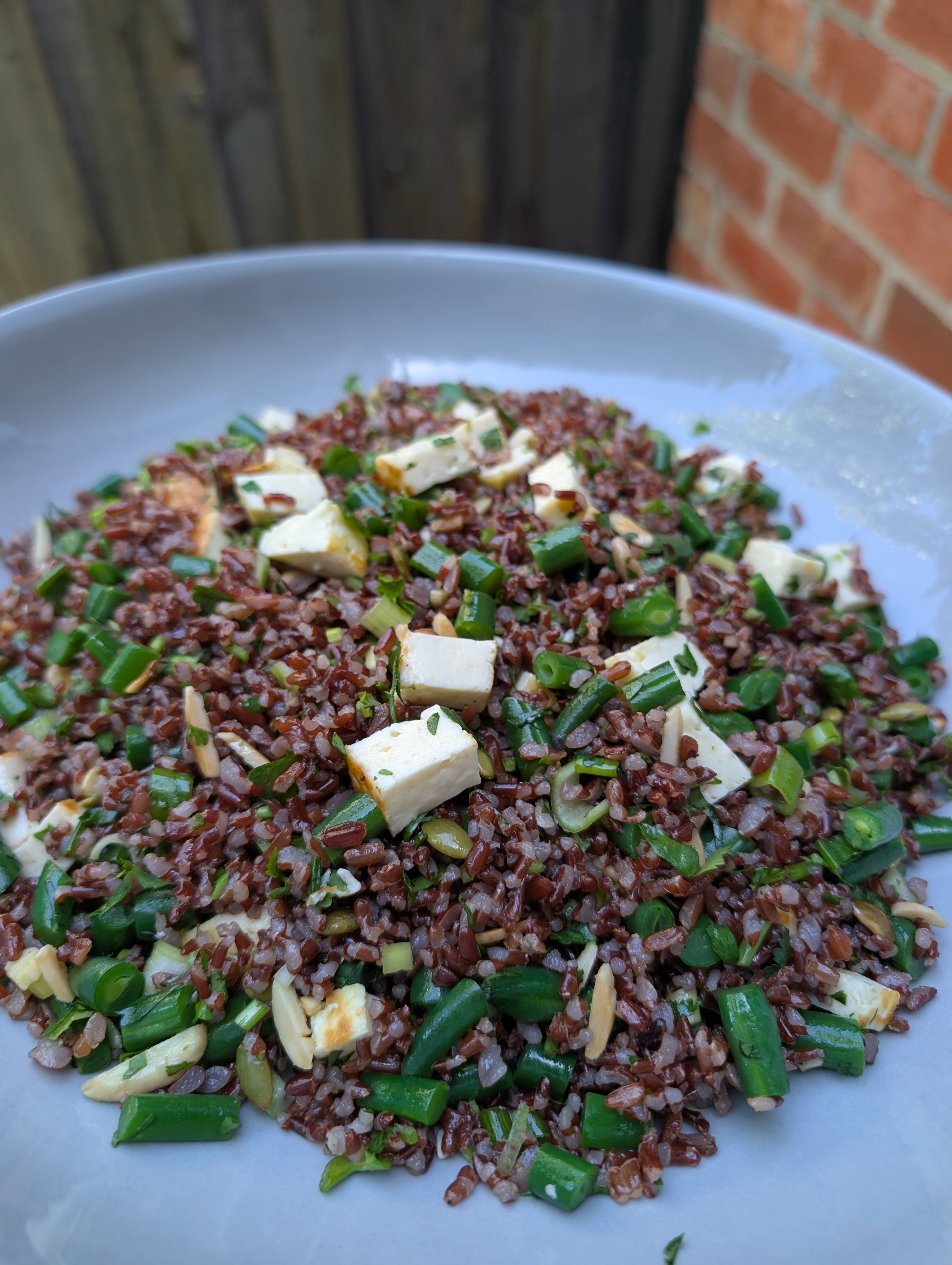 Haloumi Red Rice Salad 