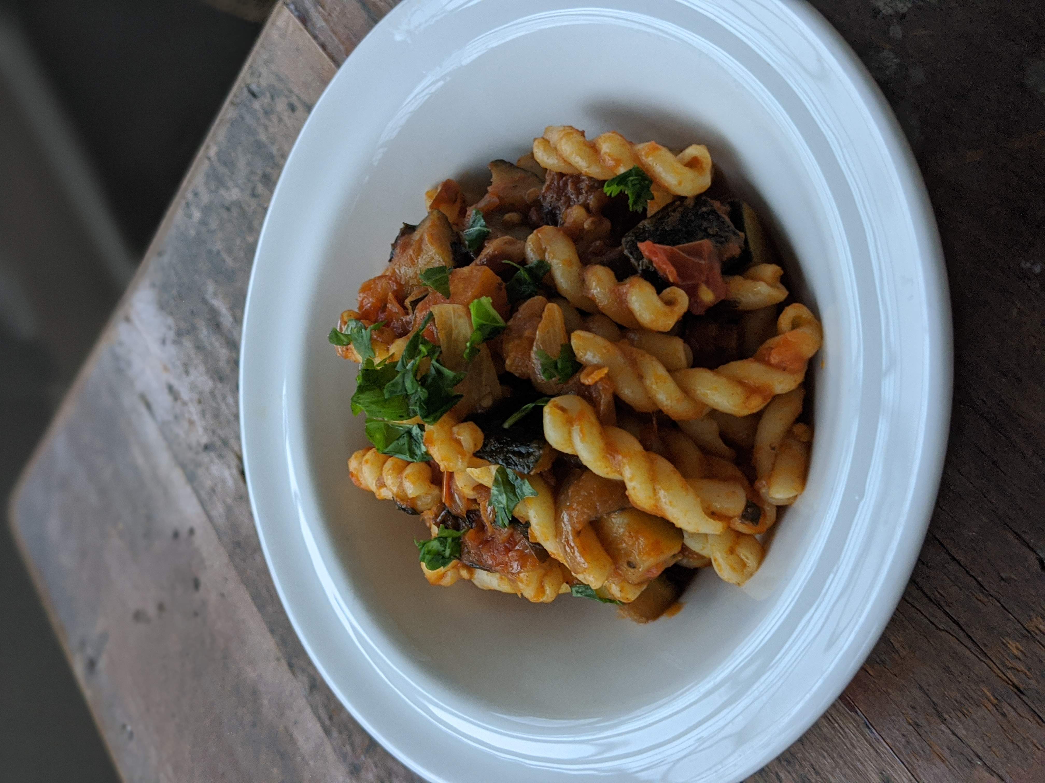 Pasta Caponata (My Version)