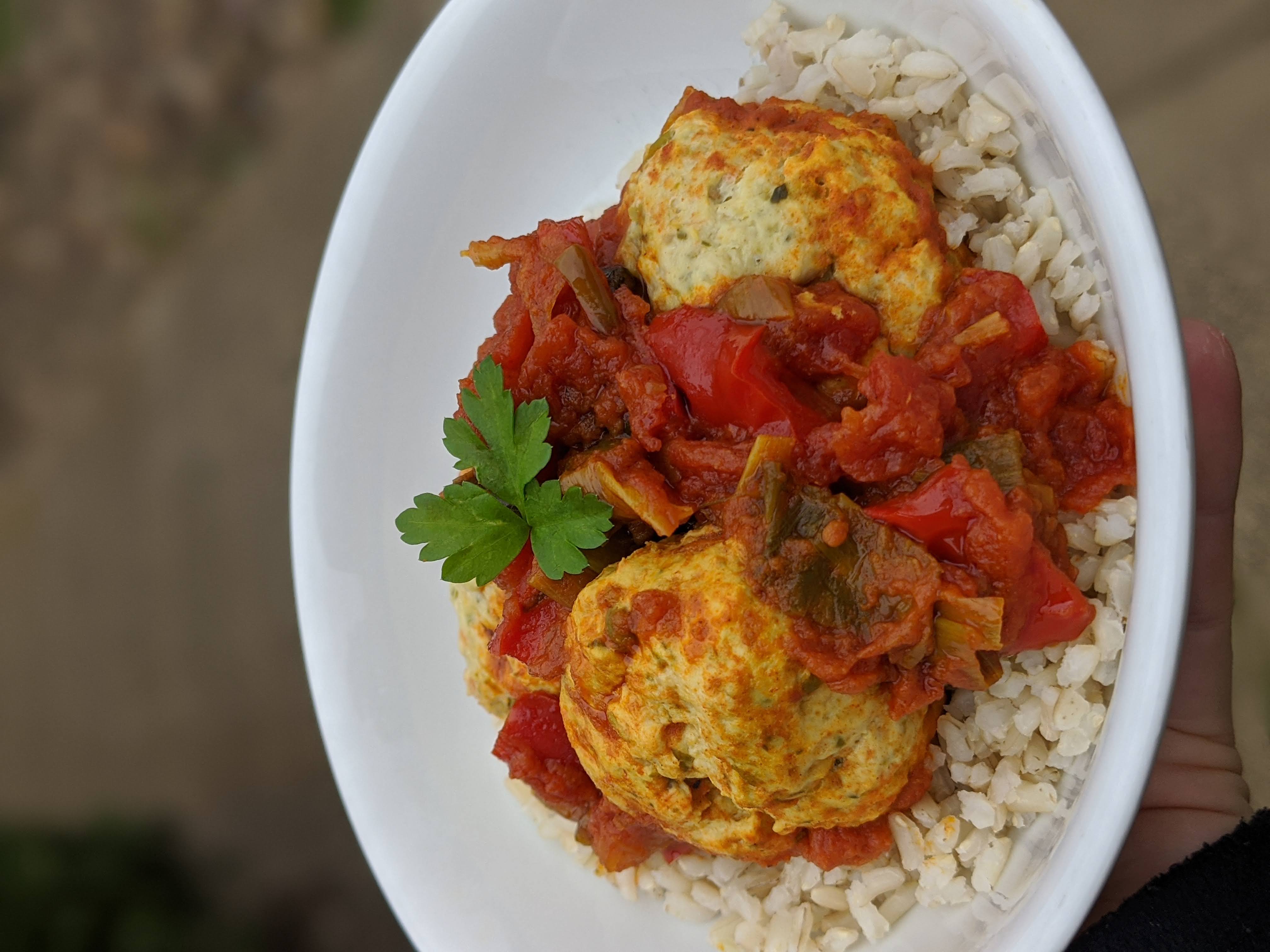 Ginger Chicken Balls