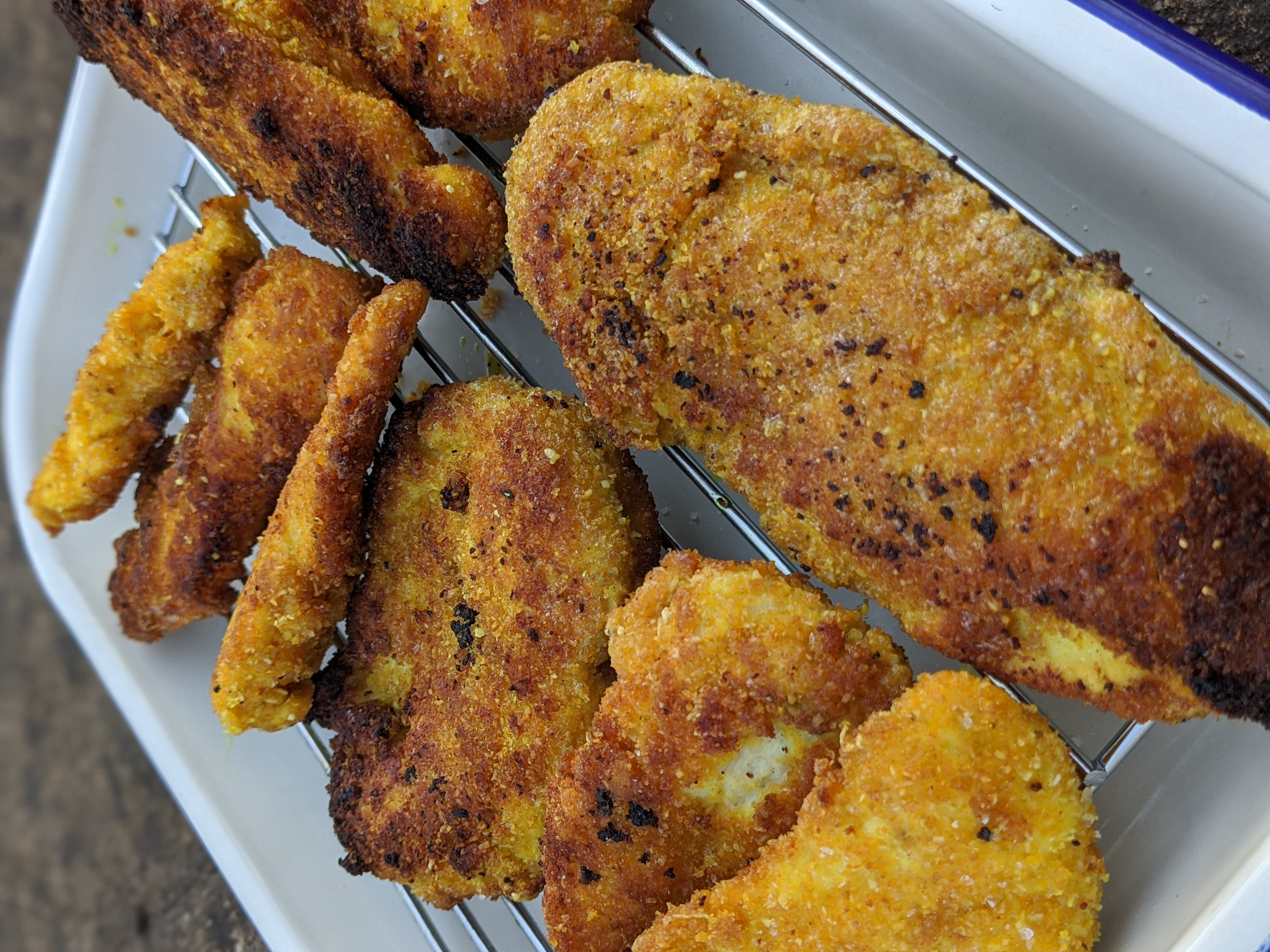 Turmeric & Coconut Chicken Schnitzels