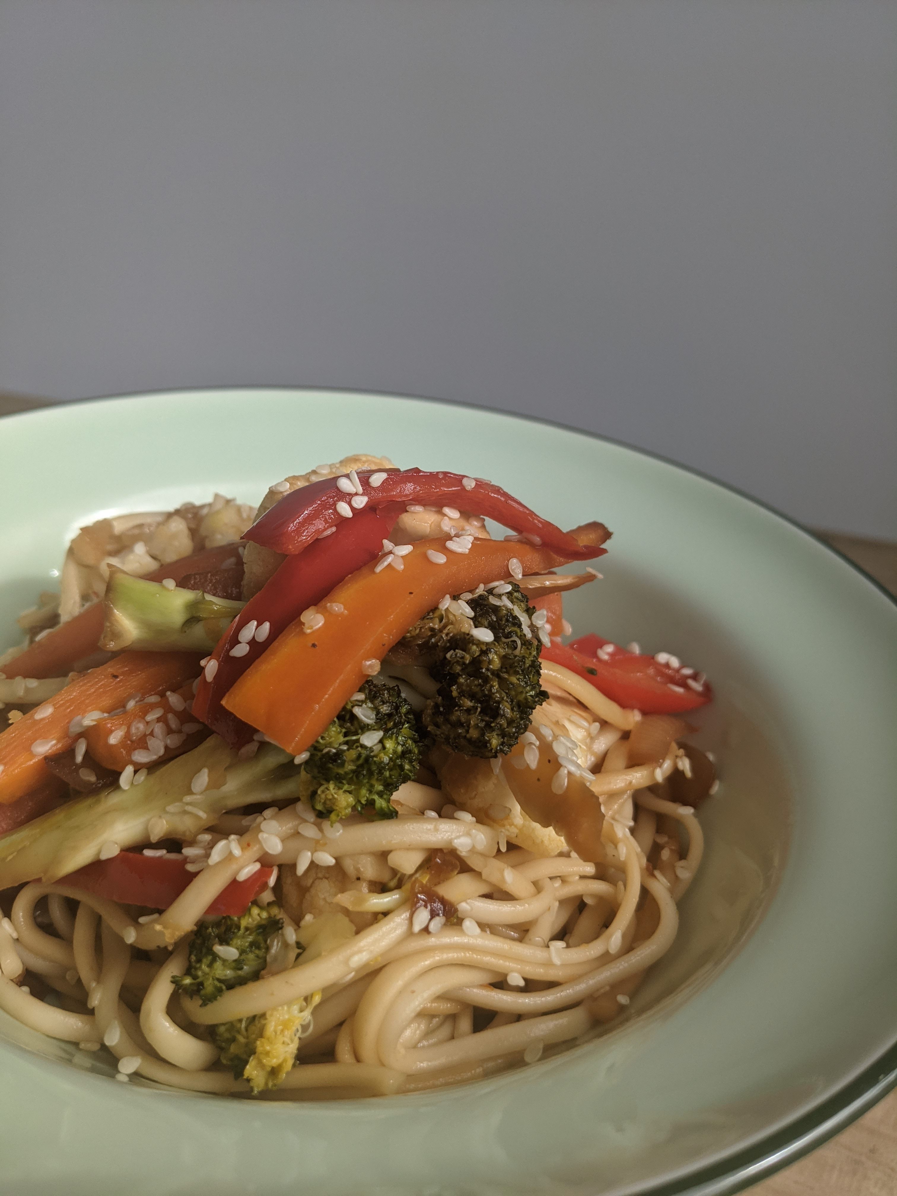 Sesame & Vegetable Udon Noodles