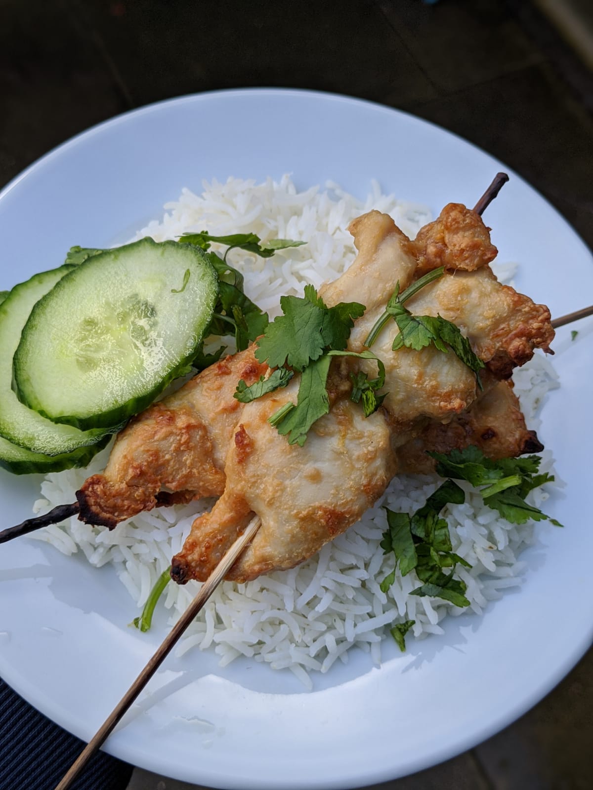 Ginger Chicken Satay Skewers