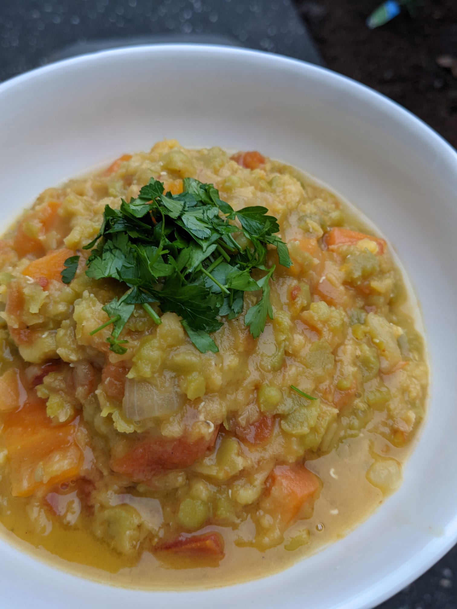 Simple Lentil & Vegetable Soup