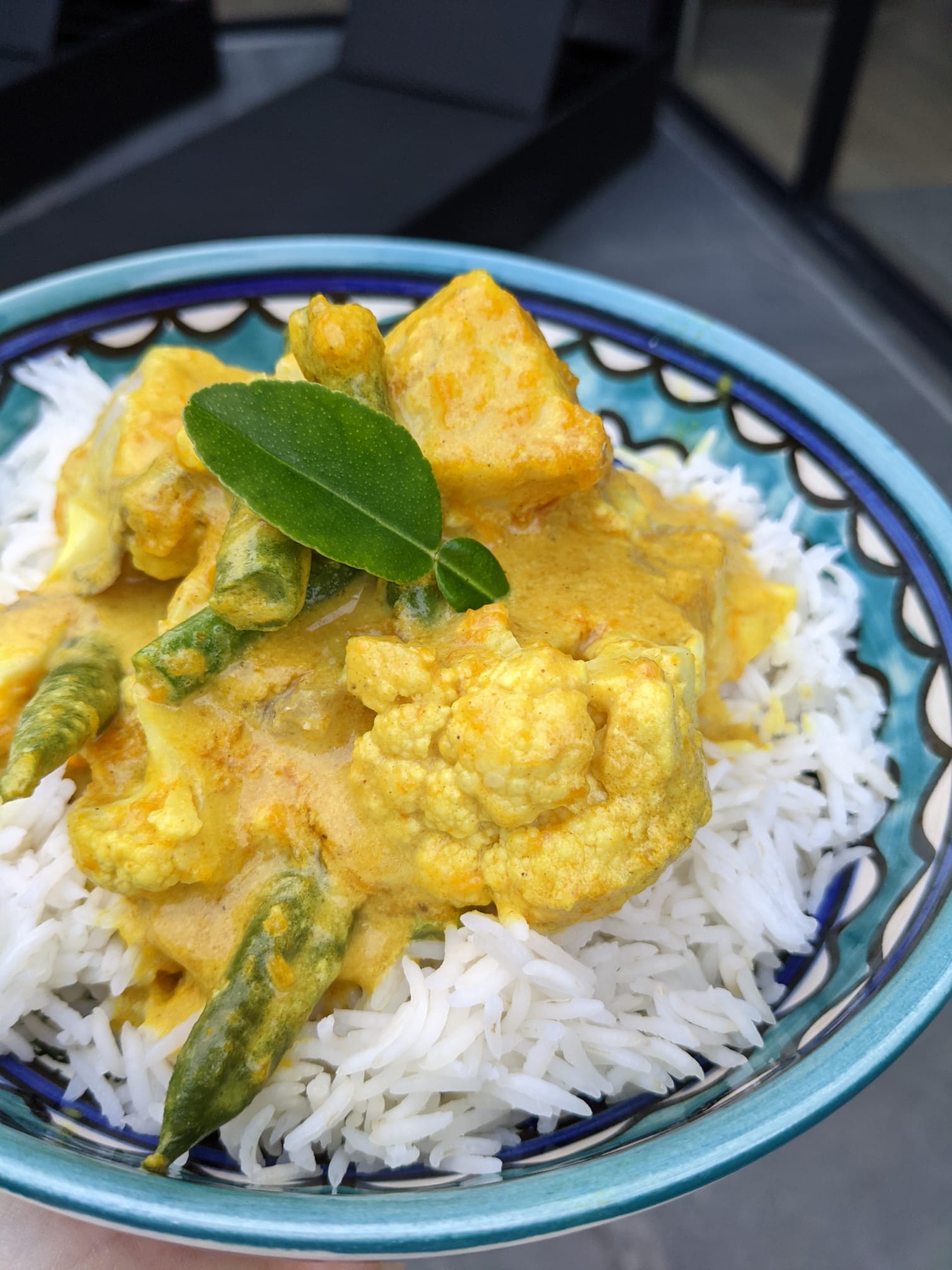 Roasted Pumpkin & Fish Curry