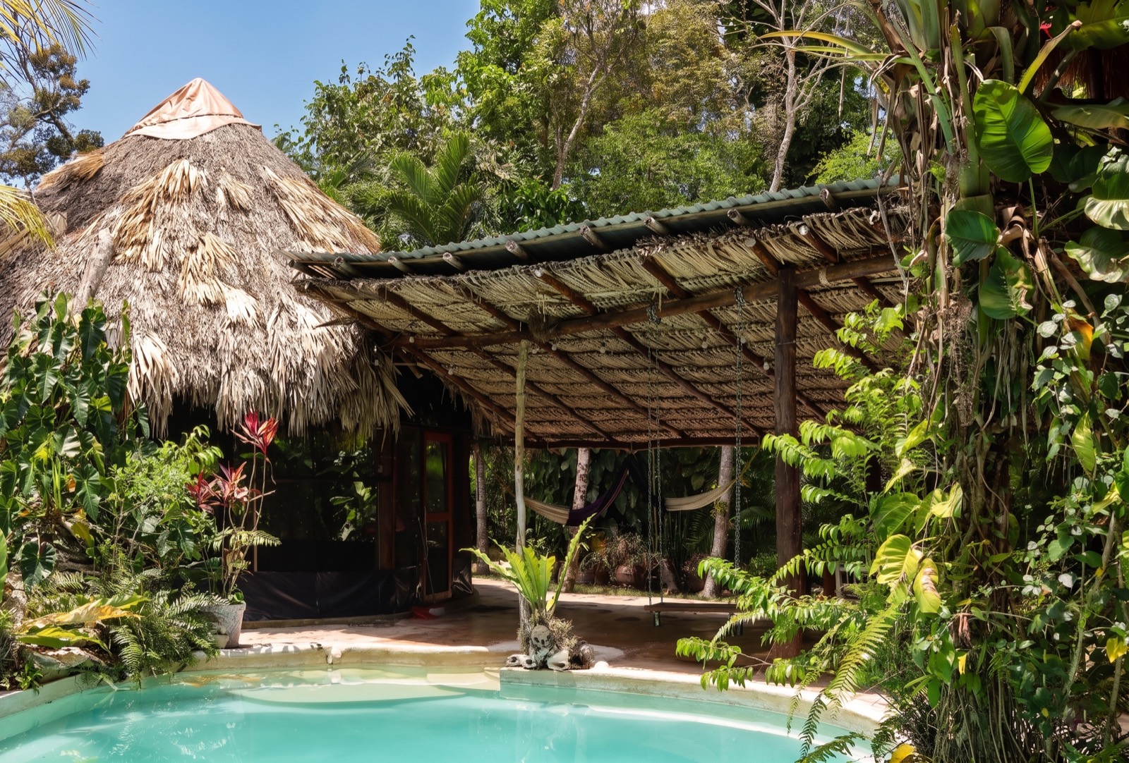 The shala in the jungle