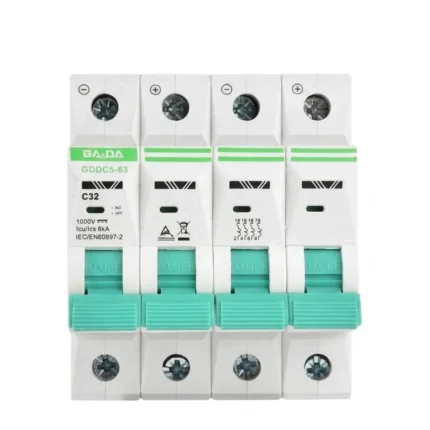 GA & DA 4P 100A AC/DC Molded Case Circuit Breaker (MCCB)