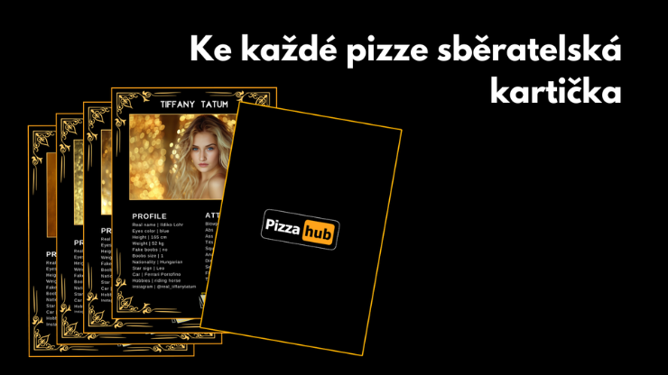 Ke každé pizze kartička