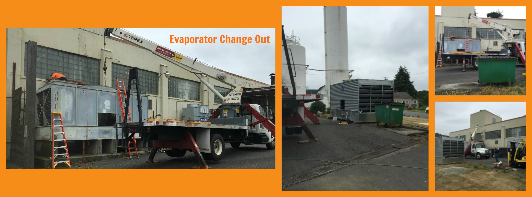 Milk Plant Evaporator Change-Out