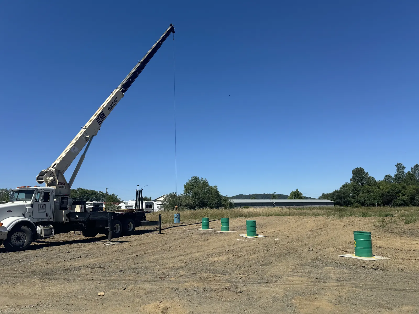 Crane operator training at our facility