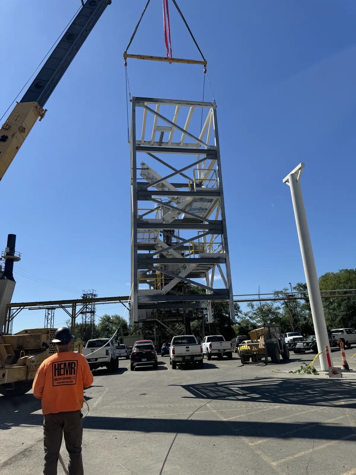 Stair tower fabricated and installed by HEMR