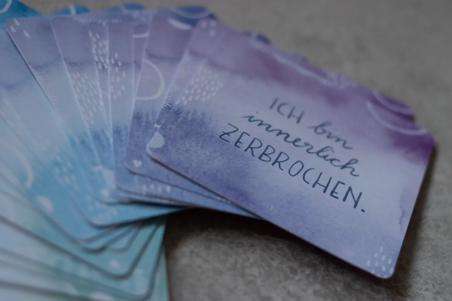 Affirmationskarten als kreative Trauerimpulse