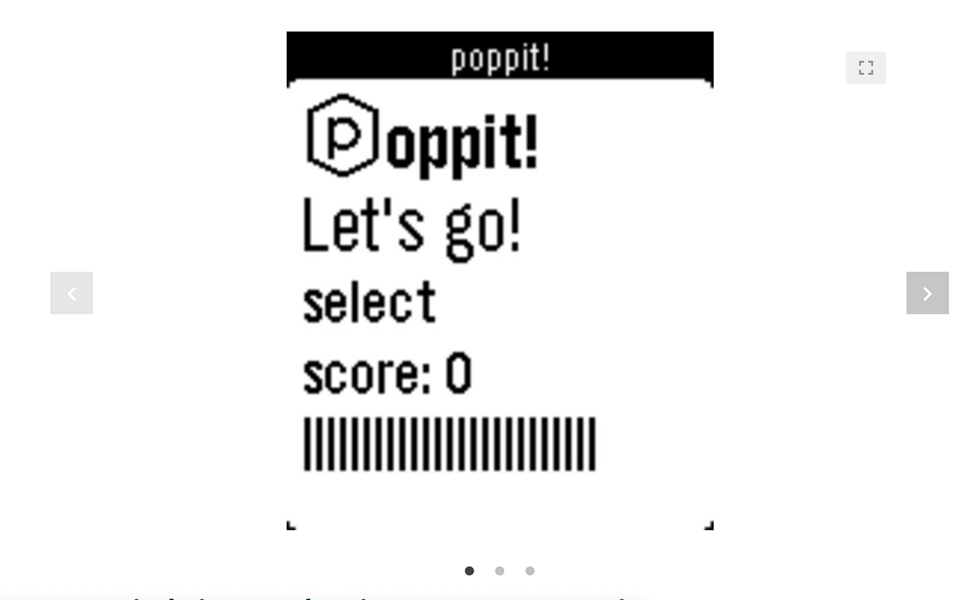 Poppit game screenshot