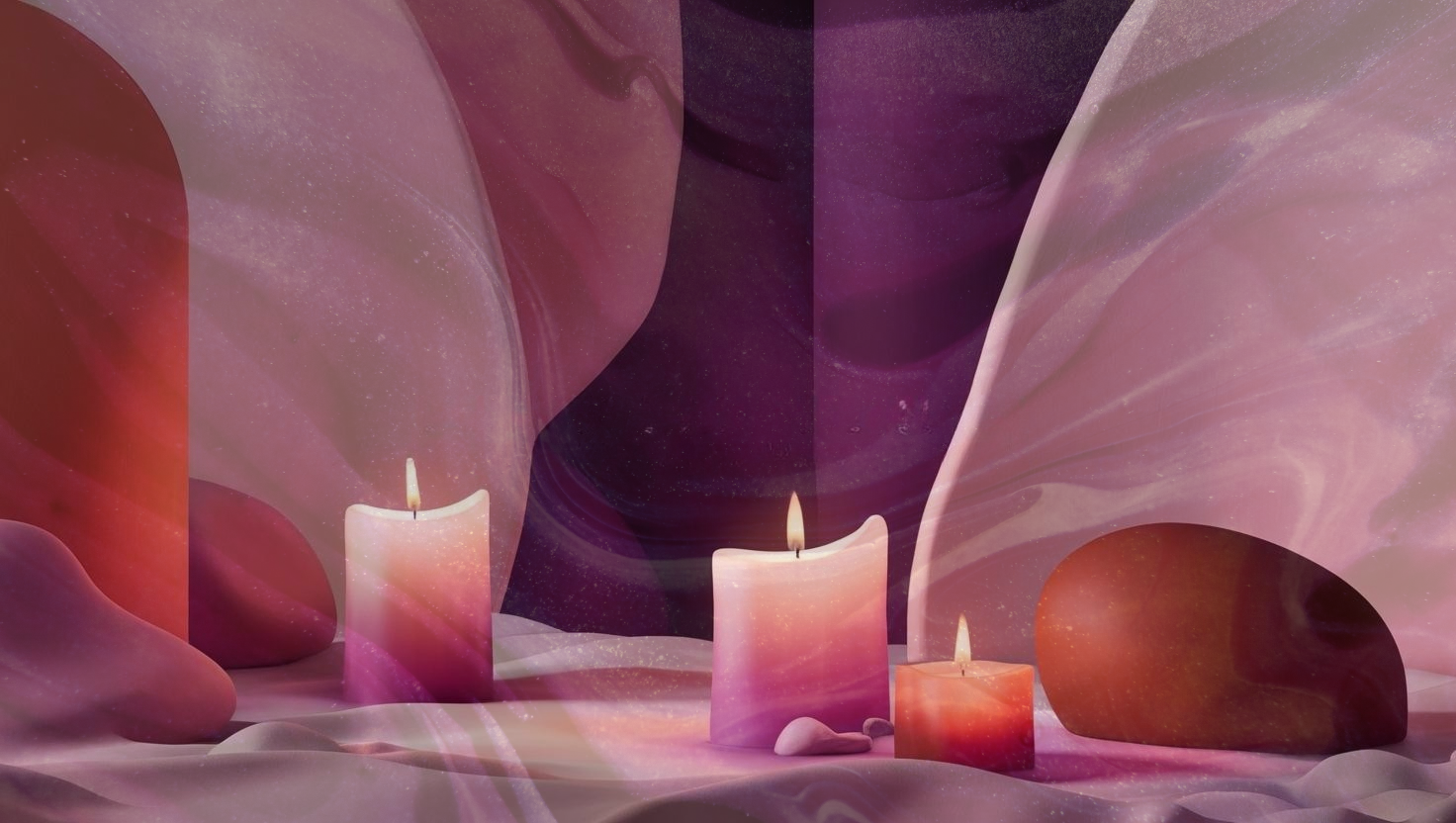 Candlelit sensual setting representing Pleasure Mapping and Desire Codes in intimate exploration.