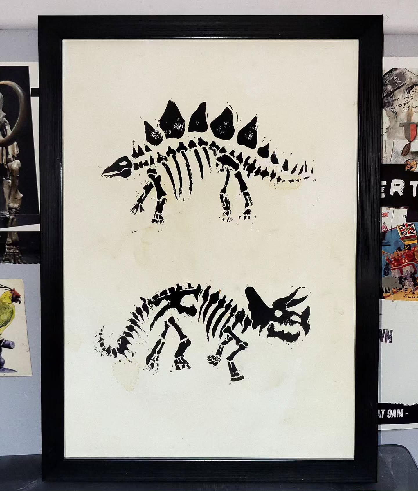 Triceratops et Stegosaure