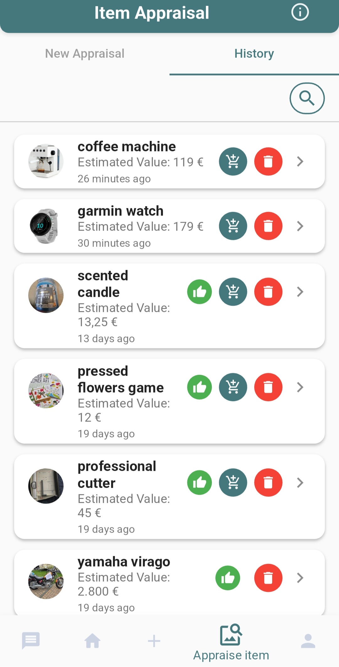 Step 3: Appraisal History