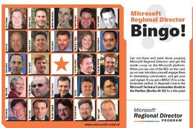 Thumbnail of MSDN RD Bingo Card