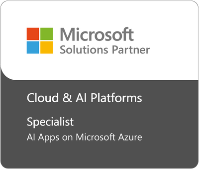 Microsoft Solutions Partner - Cloud & AI Platforms, Specialist in AI Apps on Microsoft Azure