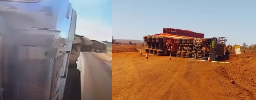 Land-train rollover and stability study