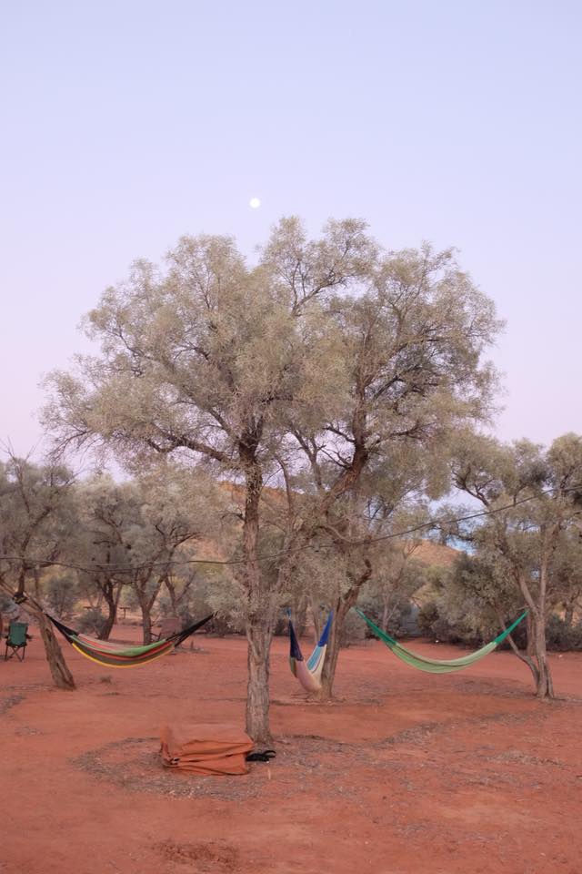 Grounded dance camp gathering