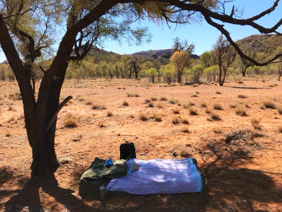 Sleeping under the stars at Ross River Resort