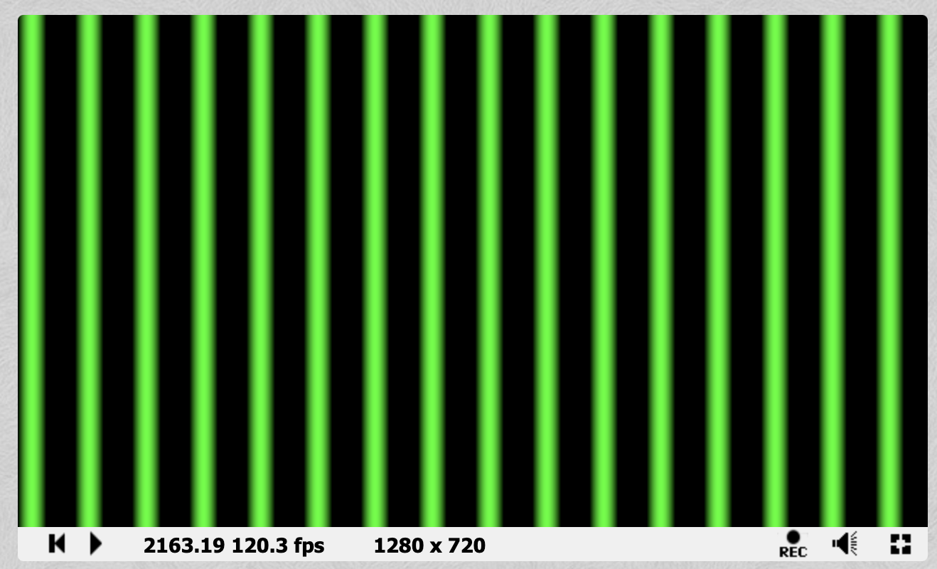 Green stripes in the Shadertoy preview interface