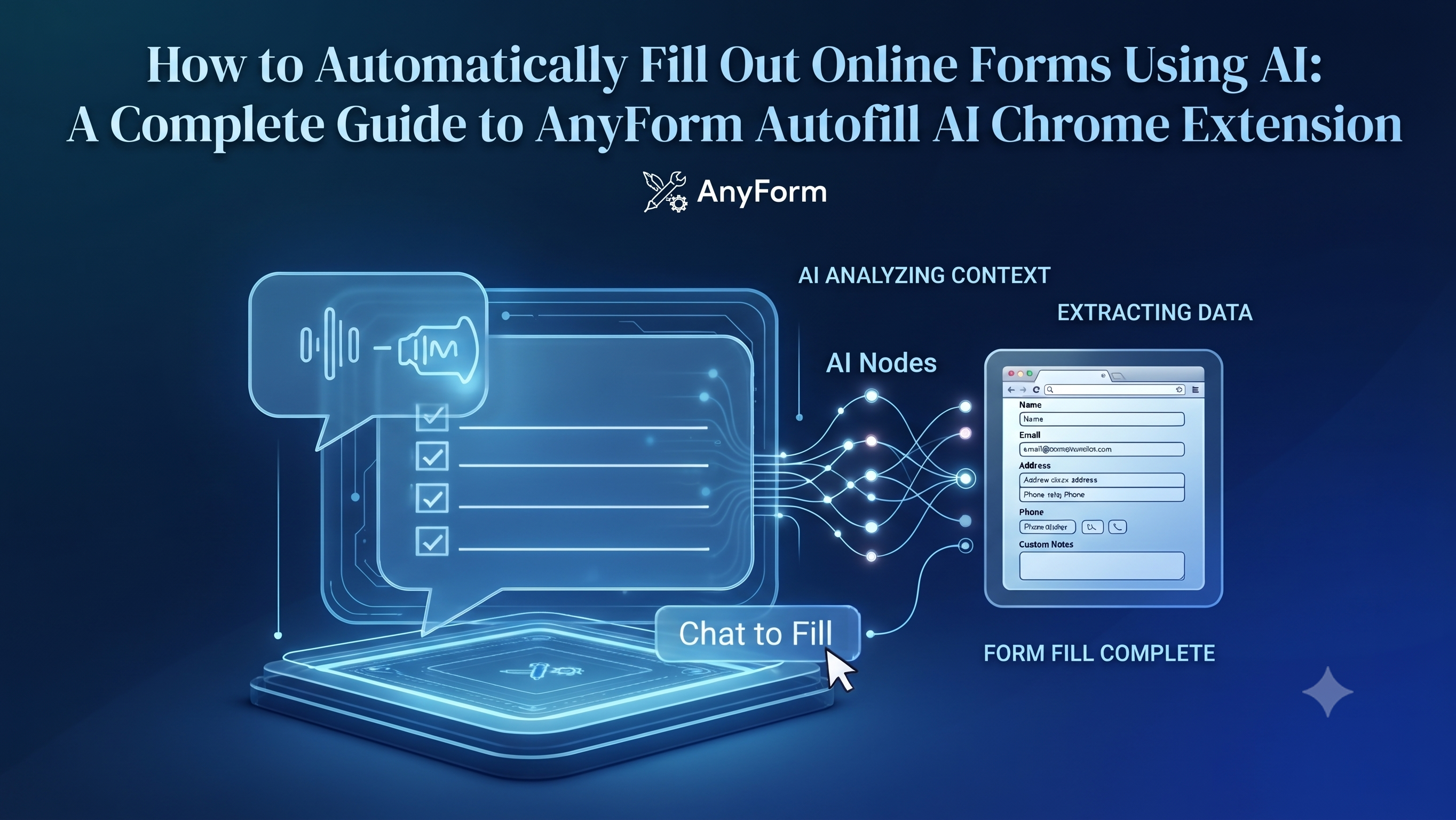 How to Automatically Fill Out Online Forms Using AI: A Complete Guide to AnyForm Autofill AI Chrome Extension