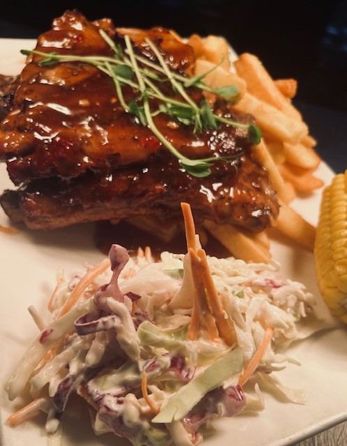 Sticky BBQ Bourbon Pork Riblets image