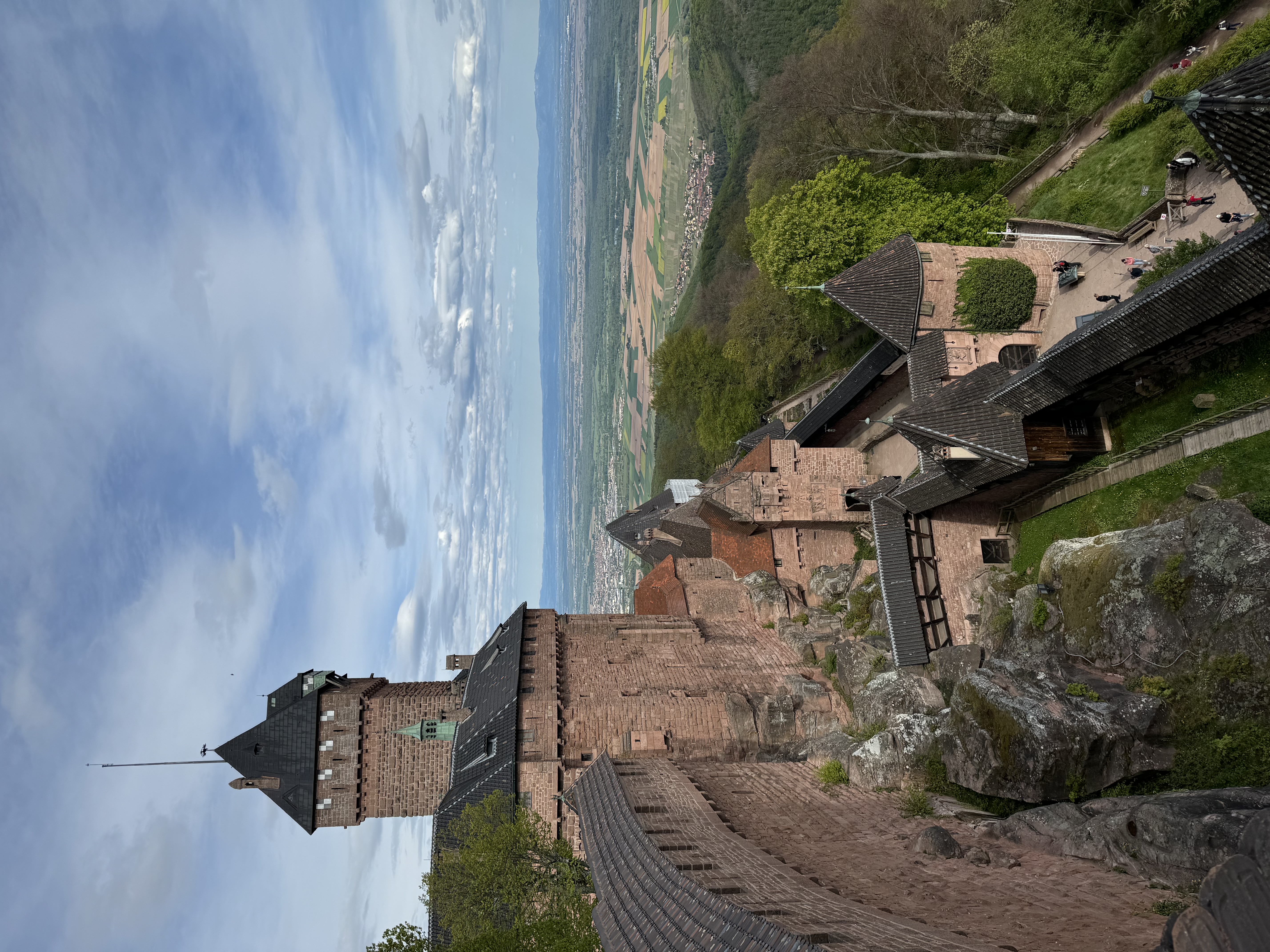 Figure: Gilles and Hugo took me to see this awesome castle south of Strasbourg