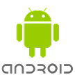 Android mobile operating system logo.
