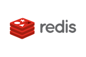Redis in-memory database logo.