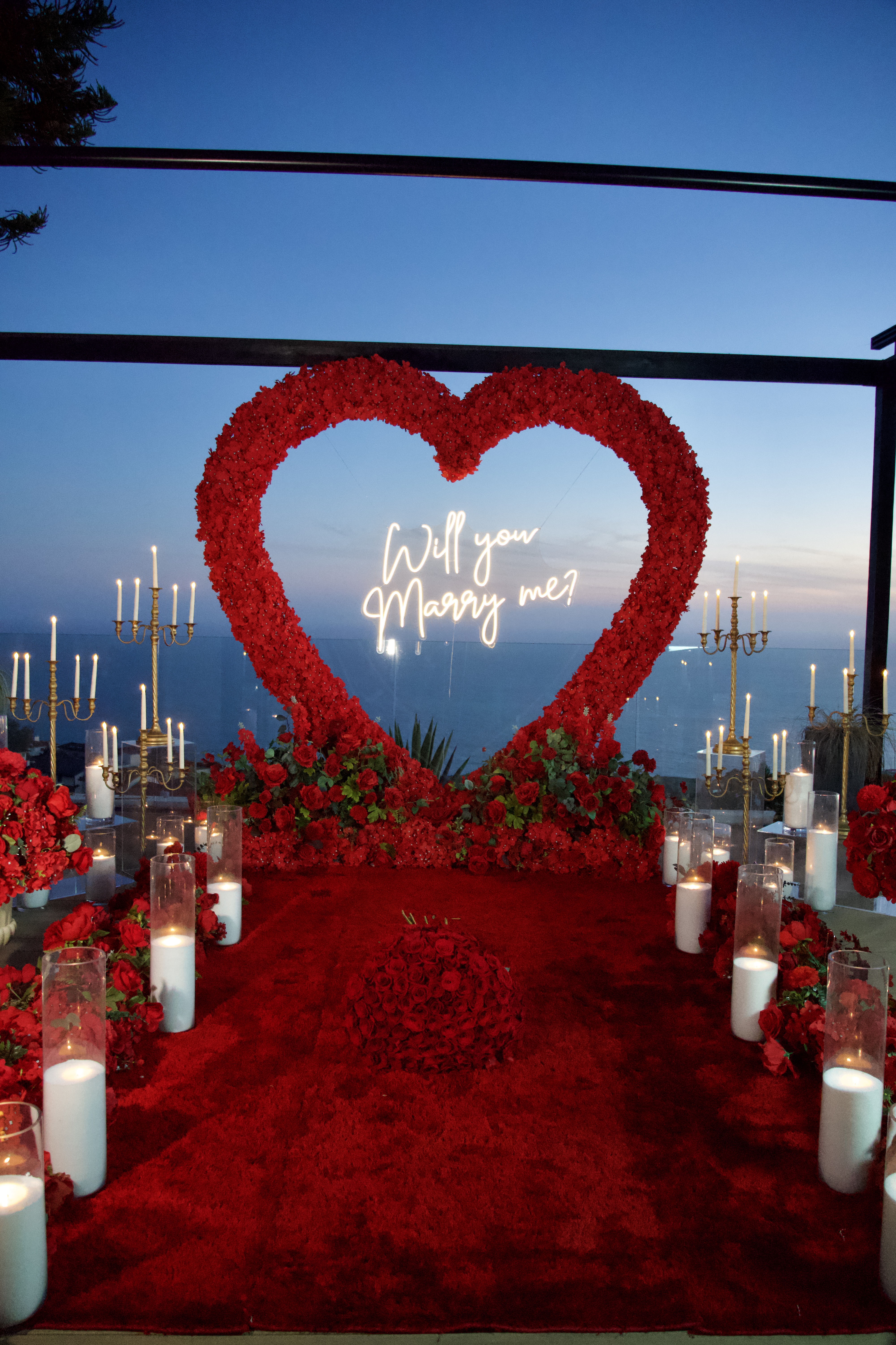 proposal Overlooking Catalina Island