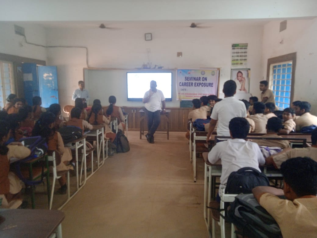 Class X student counselling at 42 Mouza High School