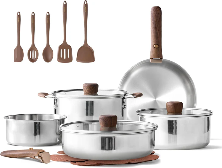 My Stainless Steel Pots & Pans Set