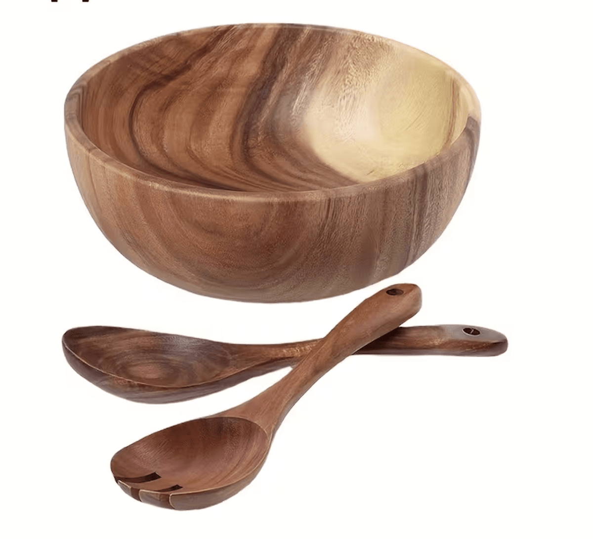 Wooden Mixing Bowl Set