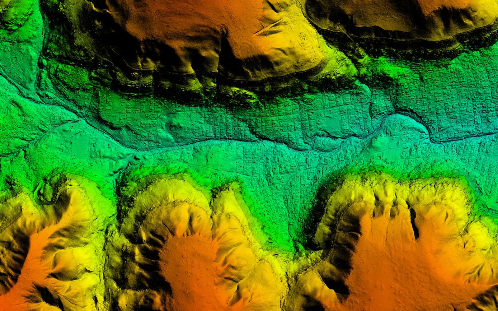 DTM from LiDAR drone