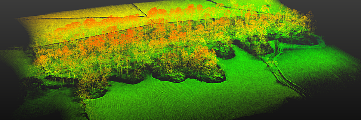 Pointcloud from LiDAR drone