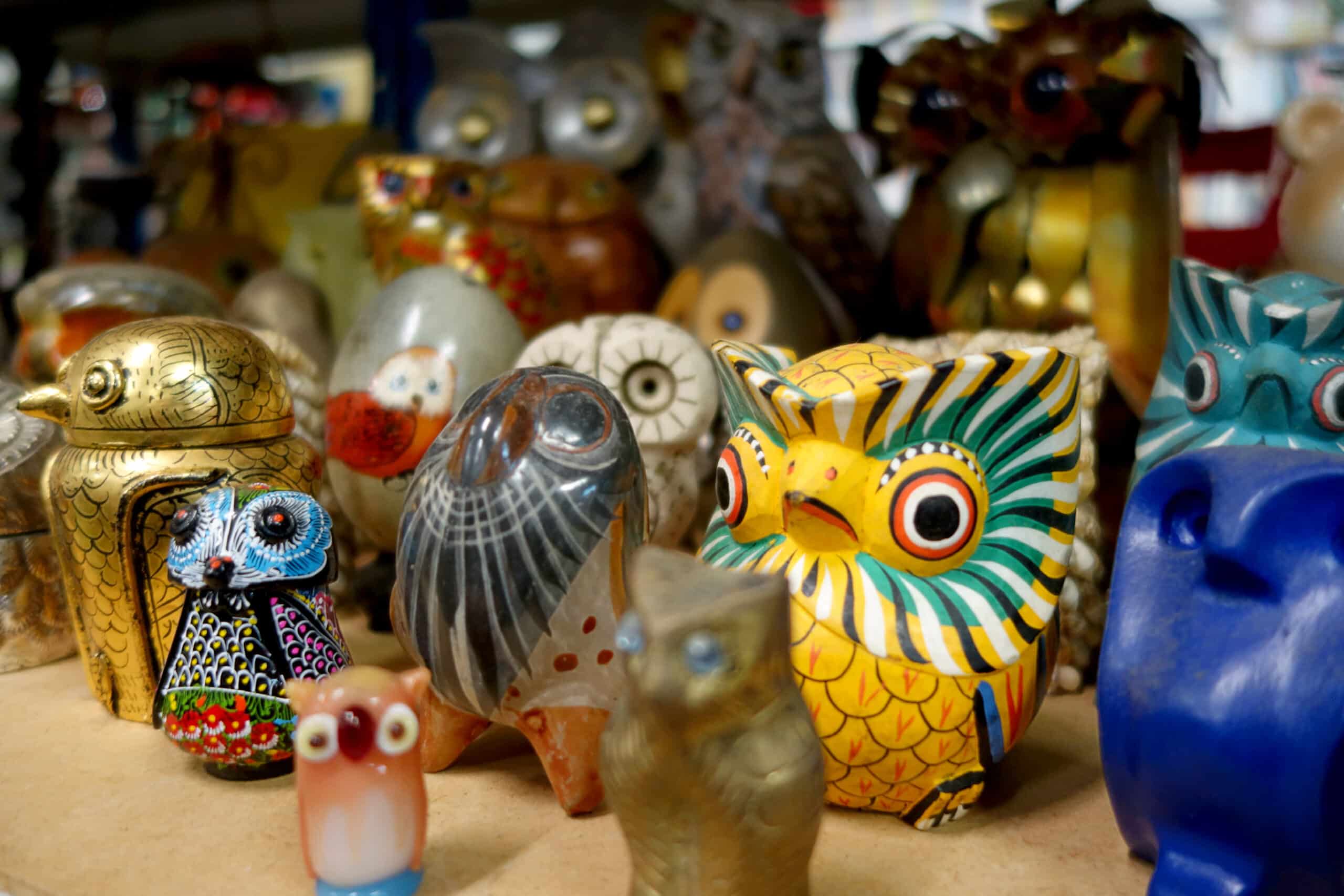 Hiboux décoratifs