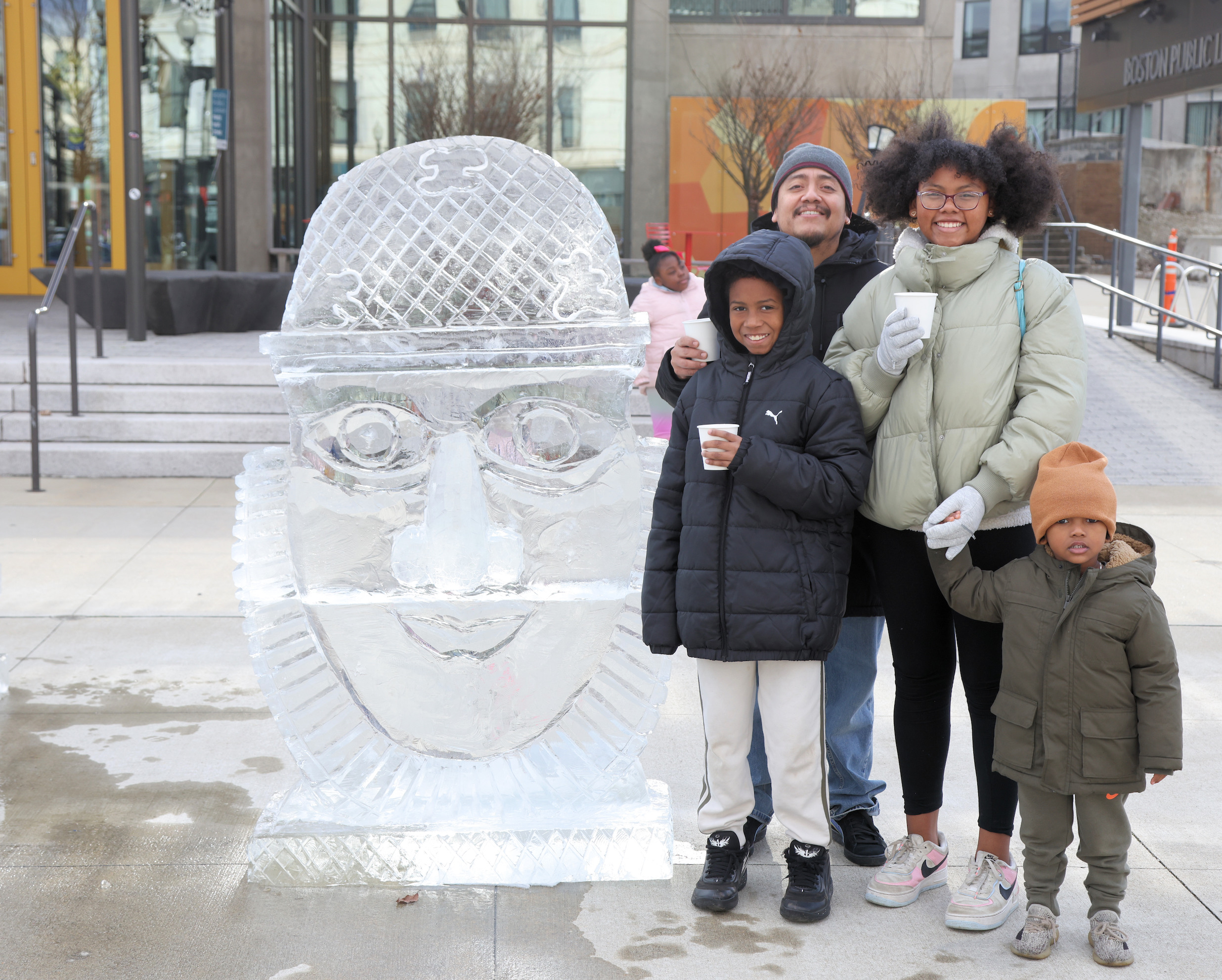 New Year's Eve Ice Sculpture Stroll + Holiday Trolley