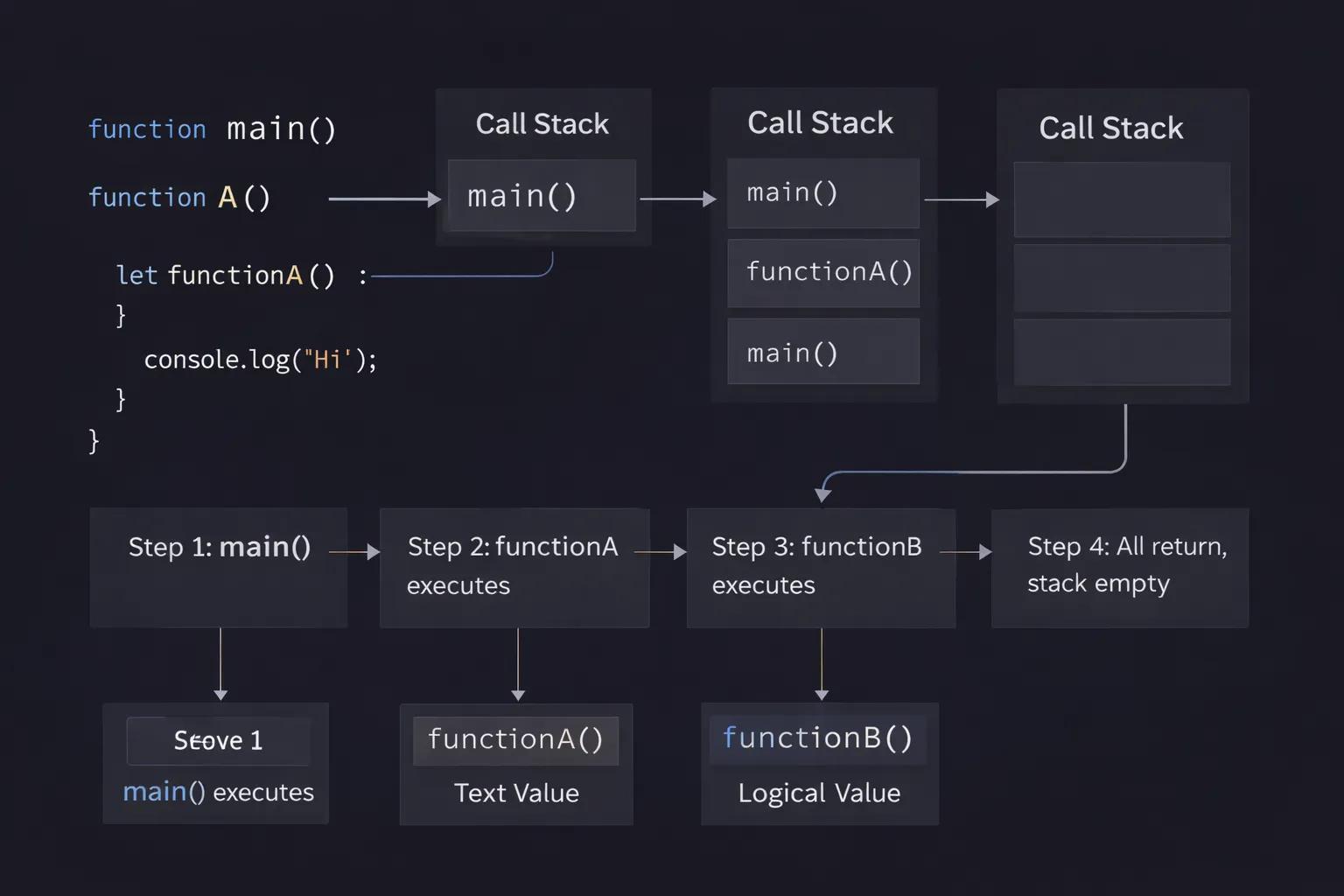 JavaScript Call Stack Explained Step by Step | WriterDock