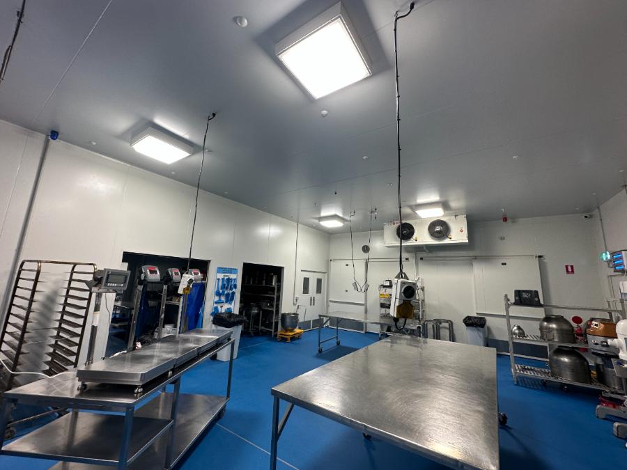 Industrial electrical installation and switchboard work in a Melbourne facility
