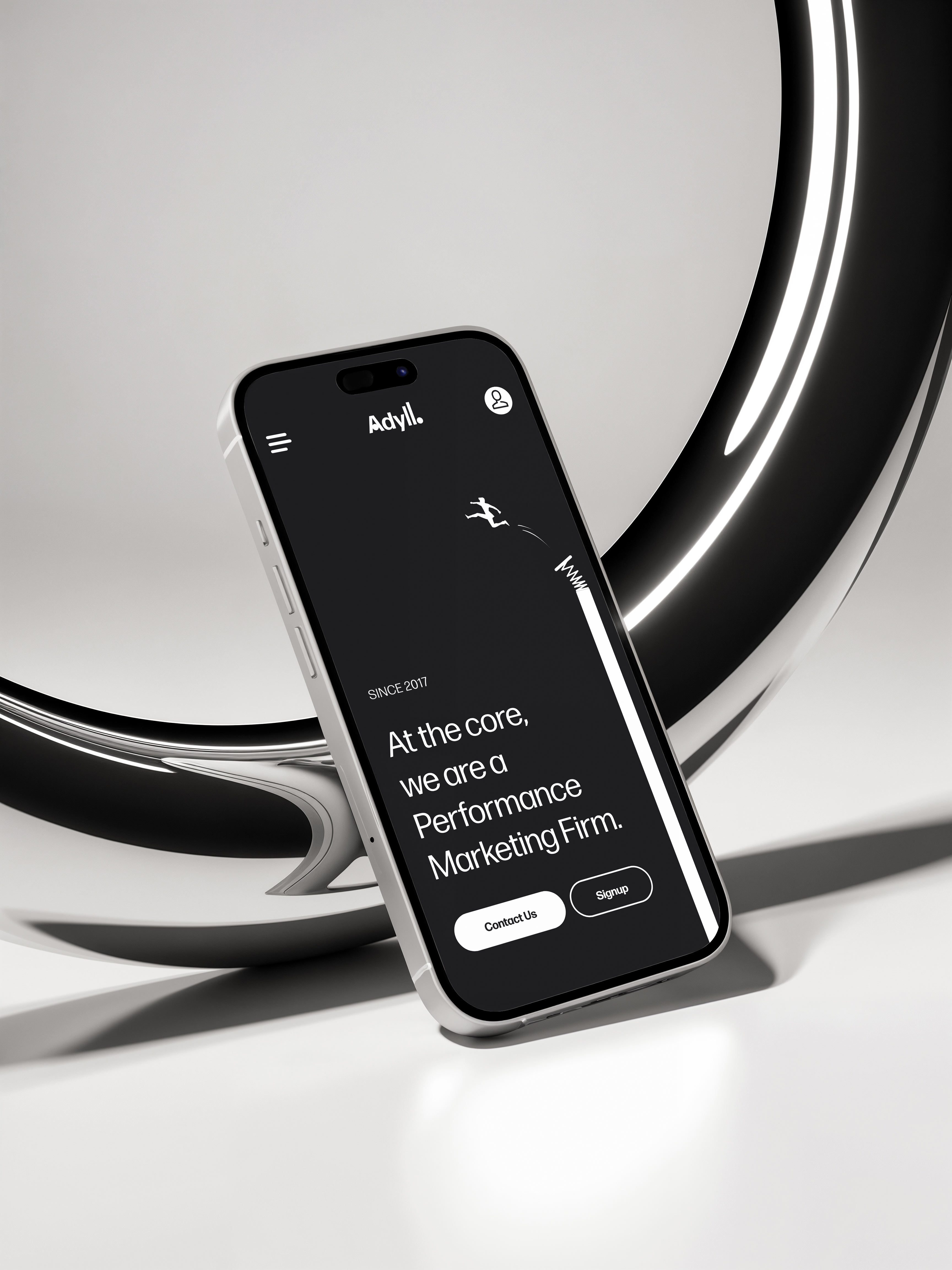 Adyll brand and website design