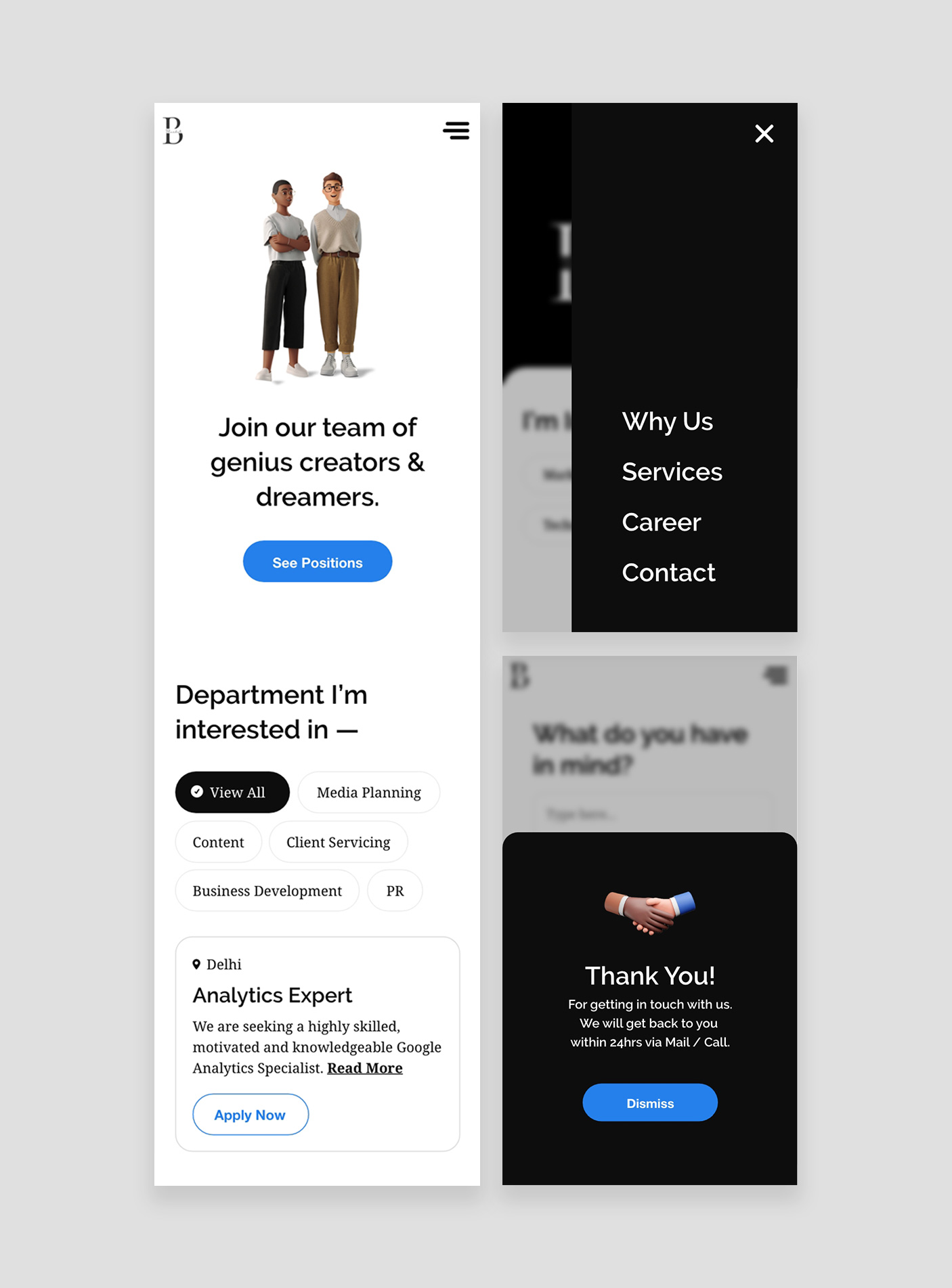 Bluebot Group website display